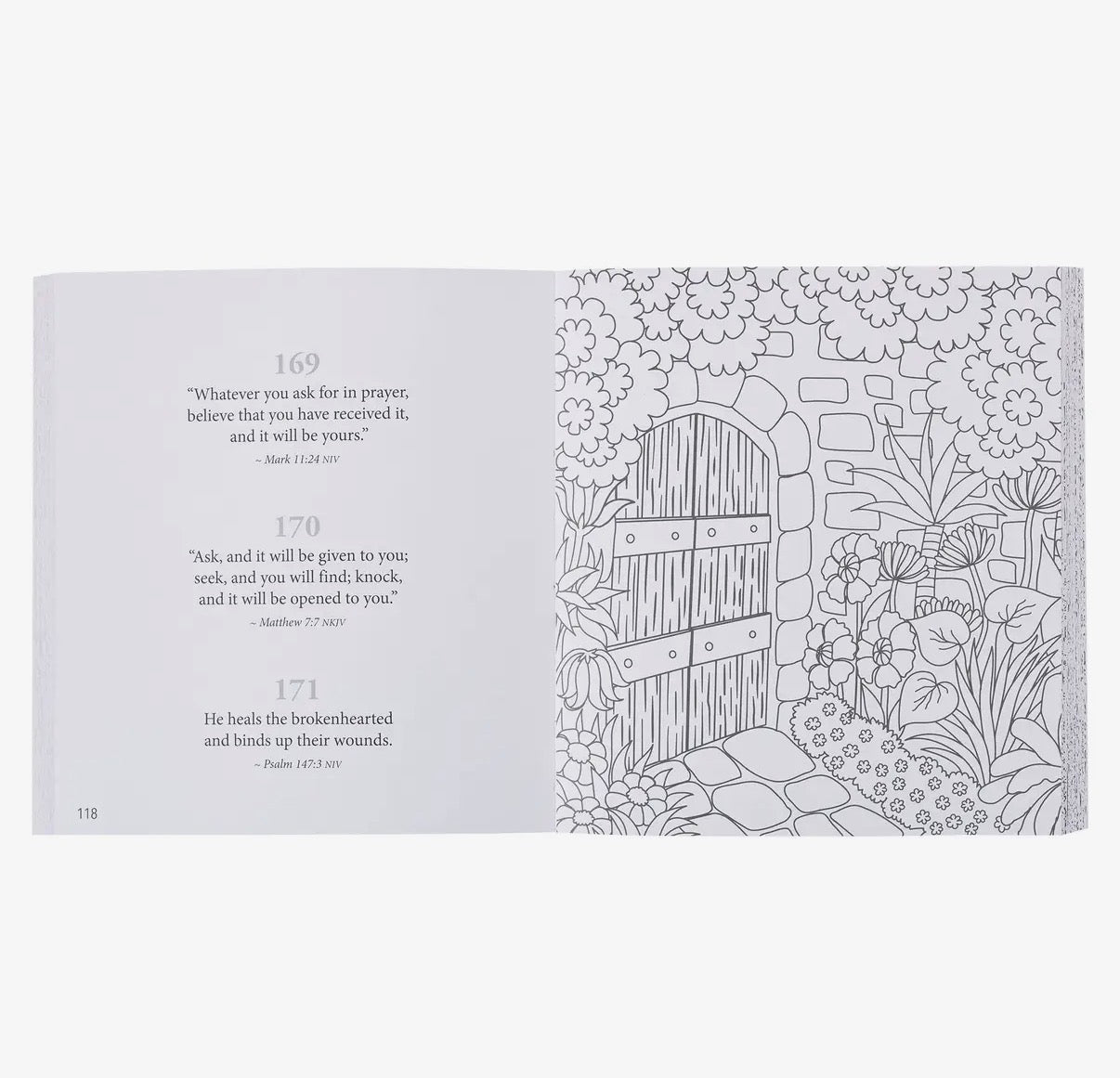 365 Promises from God's Word' devotional in blue and white flower and butterfly design – perfect for gifting or personal faith journey