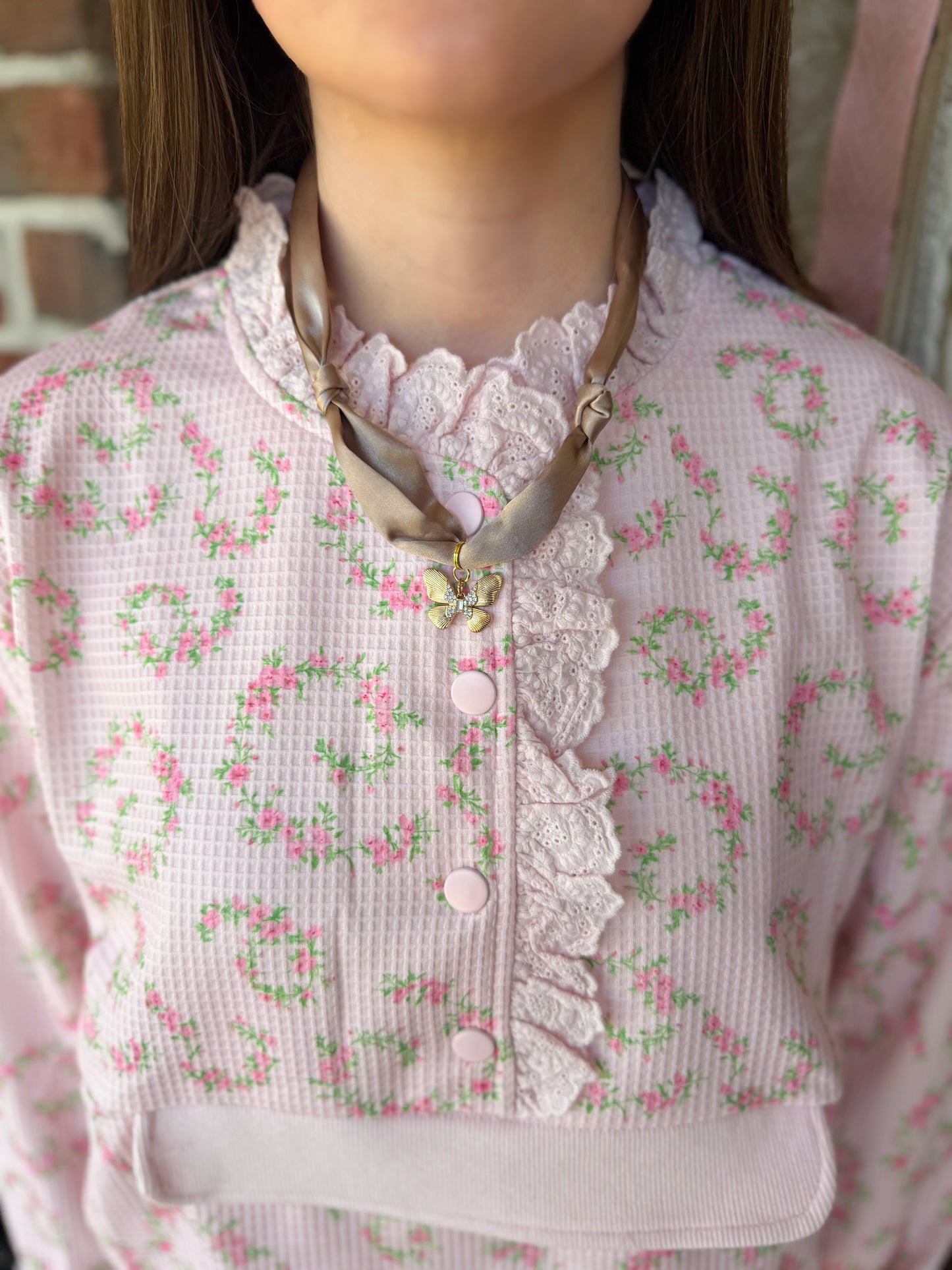 Butterfly Scarf Necklace
