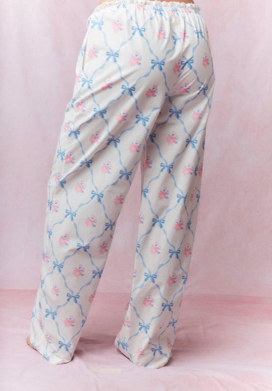Eloise Floral Bow Pajamas Pants